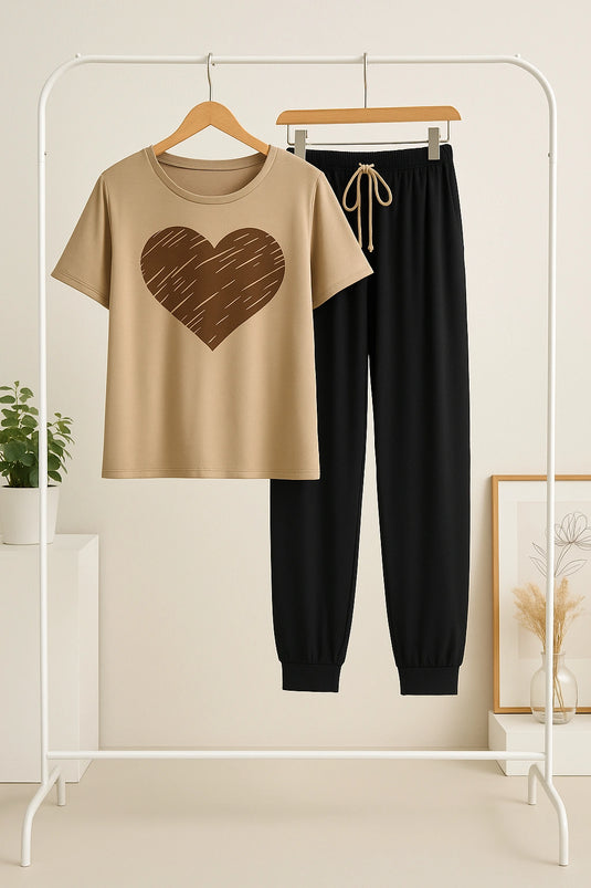 Caramel Heart Nightwear