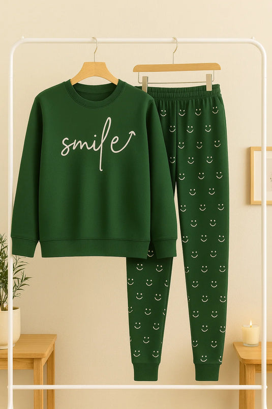 Winter Happy Mood Co-Ord Set Night Suit