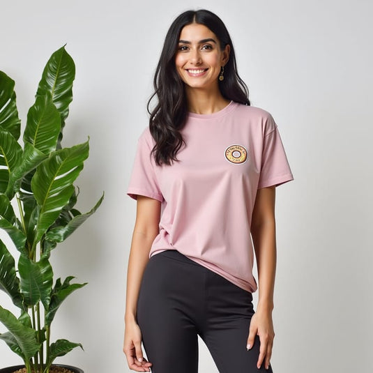 PINK DONUT DRIP PRINTED SHIRT AND TROUSER