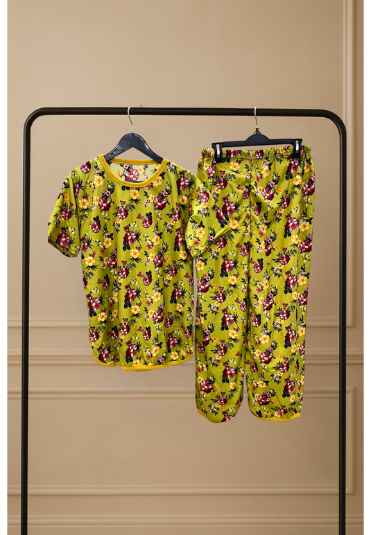 SECRET GARDEN BLOOM PRINTED SHIRT AND TROUSER