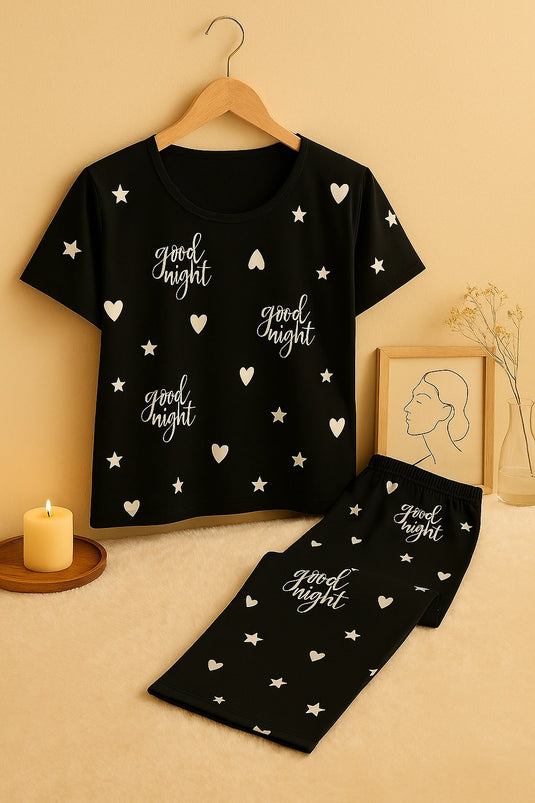 BLACK GOODNIGHT COMFORT