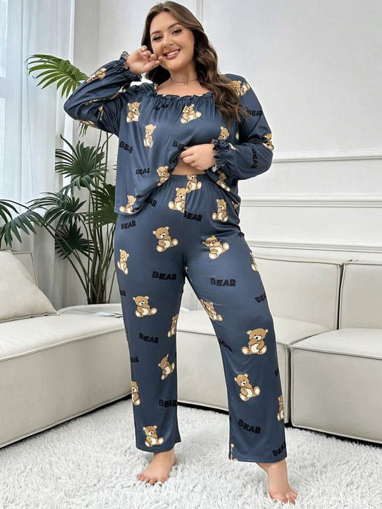 GRAY COZY BEAR HUG