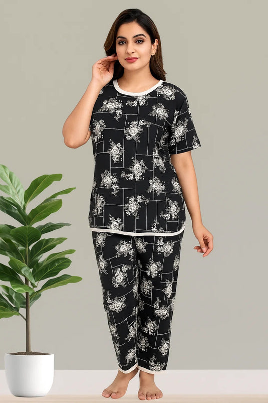 MOONLIT GARDEN  PRINTED SHIRT AND TROUSER