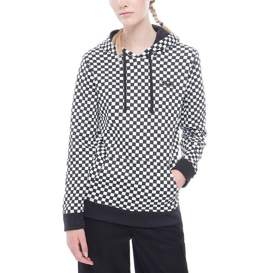 Vans Wm Checkers Hoodie Checkerboard White Dressinn