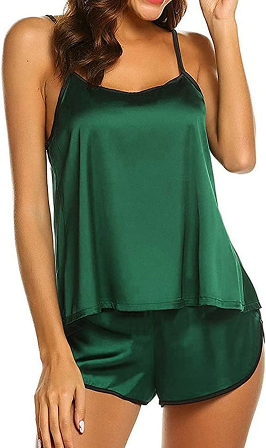 GREEN CAMI SETS FOR WOMEN