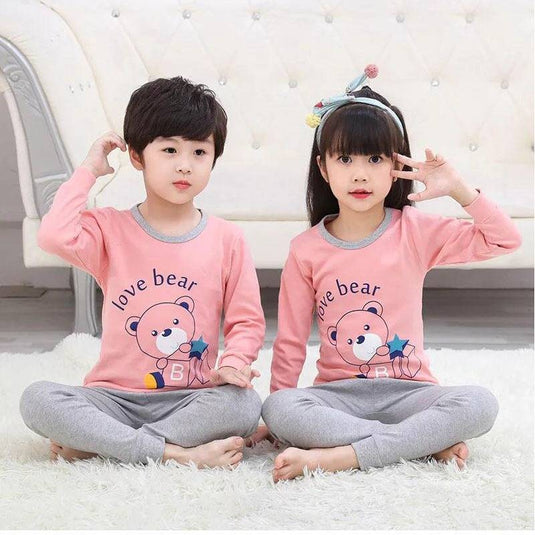 PINK LOVE BEAR BABY BABA SUIT (each)